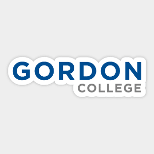 gordon college Sticker